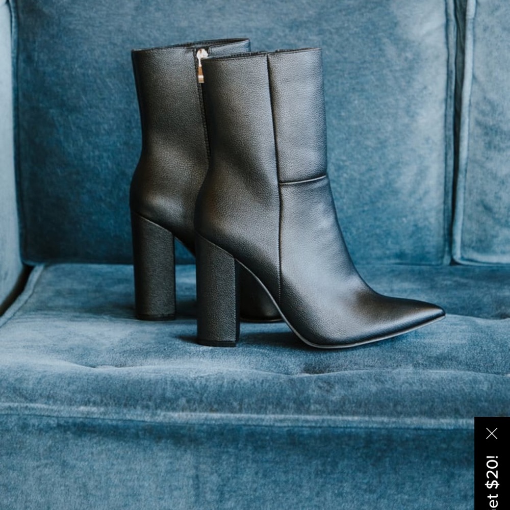 Lulus pointed toe mid-calf boots